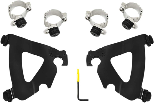 Memphis Shades - Memphis Shades Trigger Lock Mount Kit for Road Warrior Fairing - Black - MEB2038