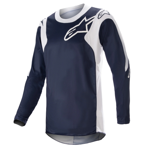 Alpinestars - Alpinestars Racer Hoen Jersey - 3761323-7120-LG - Night Navy/White - Large