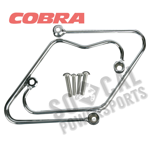 Cobra - Cobra Saddlebag Supports - Chrome - 02-6151