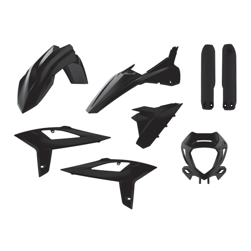 Polisport - Polisport Plastic Kit - Black - 91317
