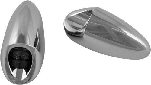 Kodlin - Kodlin Mini Fender Strut 3-in-1 Turn Signal - Chrome - K68490