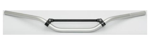 Renthal - Renthal 7/8in. Street Fighter w/ Crossbar Handlebar - Silver - 789-02-SI