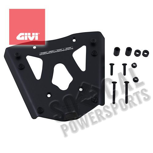 GIVI - GIVI Top Case Mounting Plate for Monokey HD Aluminium Top Cases - SRA3101