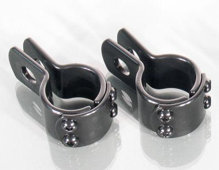 Rivco Products - Rivco Products Highway Peg Mounting Clamps - 1 1/4in. - CLMP125BK