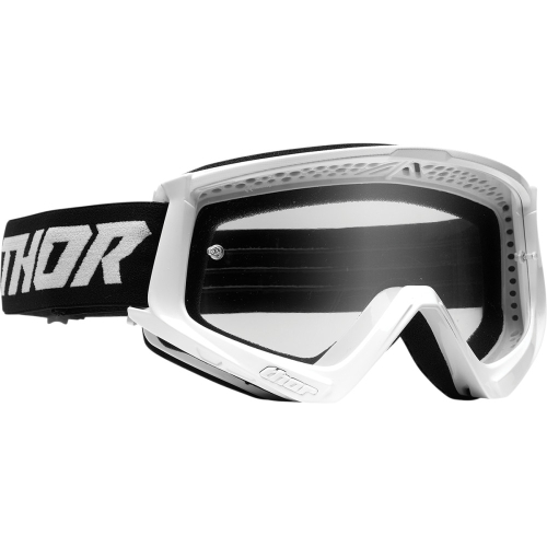 Thor - Thor Combat Racer Goggles - 2601-2702 - White/Black - OSFM