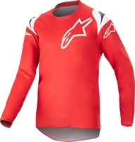 Alpinestars - Alpinestars Racer Narin Youth Jersey - 3771823-3120-LG - Mars Red/White - Large