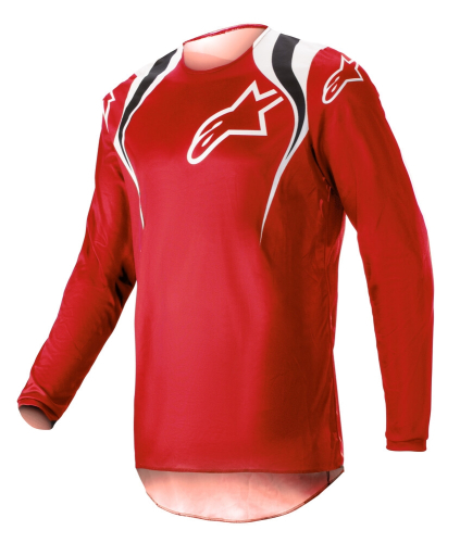 Alpinestars - Alpinestars Fluid Narin Jersey - 3761823-3120-LG - Mars Red/White - Large