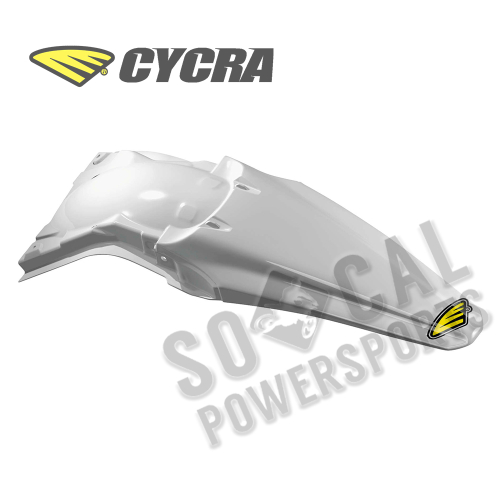 Cycra - Cycra Powerflow Rear Fender - White - 1711-42