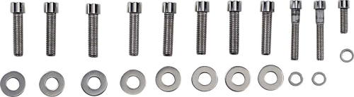 Diamond Engineering - Diamond Engineering Transmission Side Cover OEM-Style Polished Stainless Engine Bolt Kit - DE5444HP