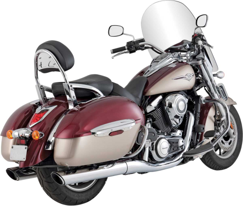 Vance & Hines - Vance & Hines Twin Slash Round Slip-On - 18371