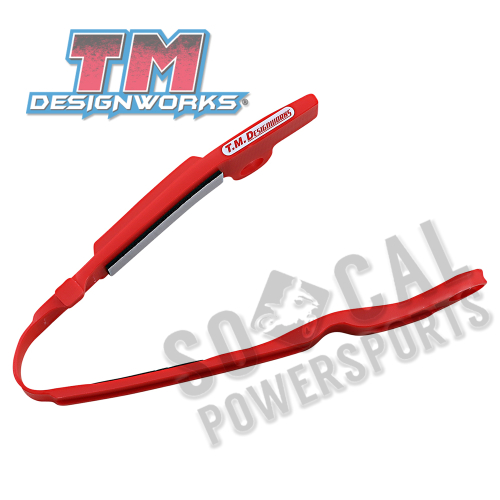 T.M. Designworks - T.M. Designworks Baja-Rally Endurance 2 Stage Chain Slider - Red - BETA-253-RD