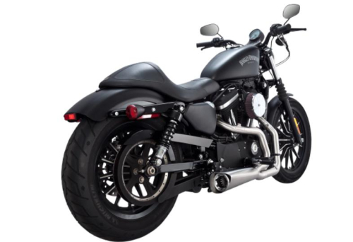 Vance & Hines - Vance & Hines Competition Series 2:1 Exhaust System - Brushed - 75-118-4