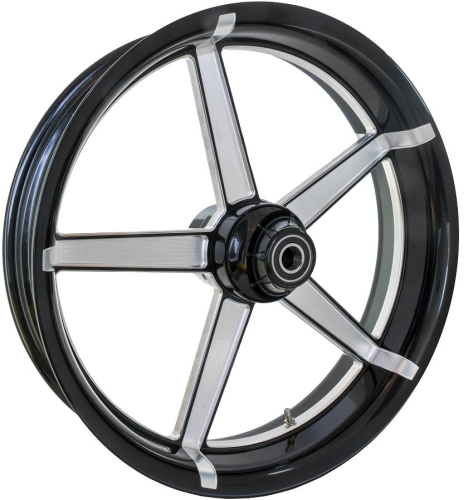 Bagger Nation - Bagger Nation SRT Performance Wide Tire Kit - with I-Beam Wheel - Black - SRT-KIT-14-IBM-B