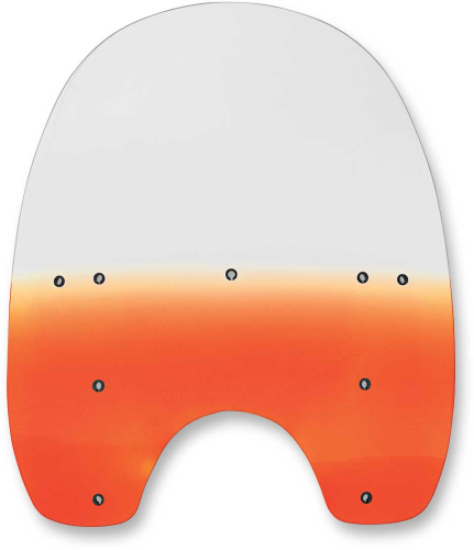 Memphis Shades - Memphis Shades Replacement Plastic for HD Quick-Release Compact Windshield - 19in. - Gradient Burnt Orange - MEP6387
