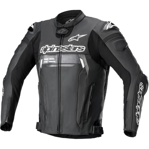 Alpinestars - Alpinestars Missile V2 Ignition Leather Jacket - 3100222-10-48 - Black - 48