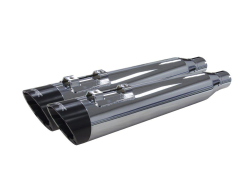 Two Brothers Racing - Two Brothers Racing Comp-S Slash End Cap Slip-On - Chrome/Polished - 005-4380499D-S