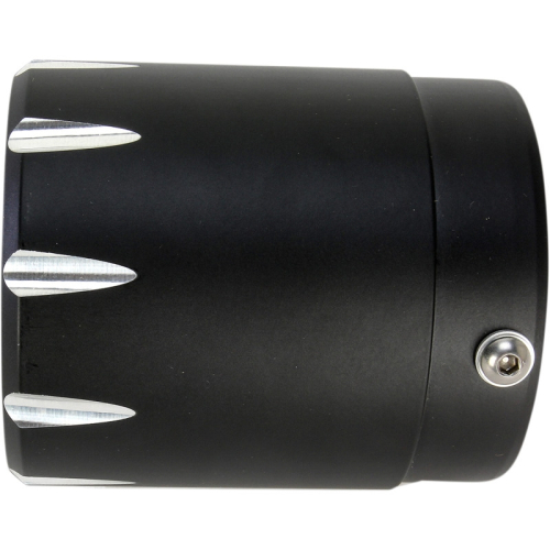 Bassani Manufacturing - Bassani Manufacturing Billet End Caps - 2in. Fluted - Black - BE40T+2