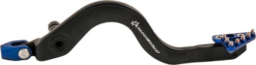 Hammerhead Designs - Hammerhead Designs Forged Aluminum Brake Pedal - Black/Blue - 12-0225-21-22