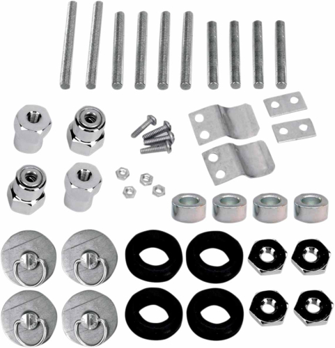 Saddlemen - Saddlemen S4 Quick-Disconnect Saddlebag Docking Post and Fastener Kit - 3501-0336