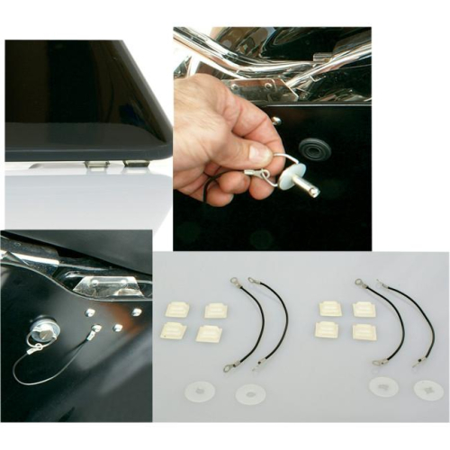 Rivco Products - Rivco Products Bagger Budz Saddlebag Bumpers and Pin Retainer Kit - BB-05