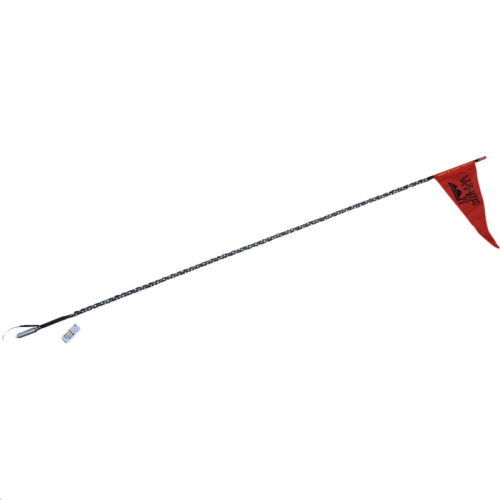 Whip-It - Whip-It Deluxe RF Light Rod Whip - 7ft. - Black - 36-2108DE-V2