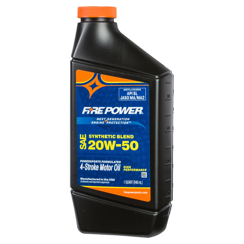 Fire Power - Fire Power Synthetic Blend Motor Oil - 20w50 - 1qt - 196975