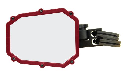 ATV-Tek - ATV-Tek Elite Series 1 Side Mirror - Red Frame - ES1-RED
