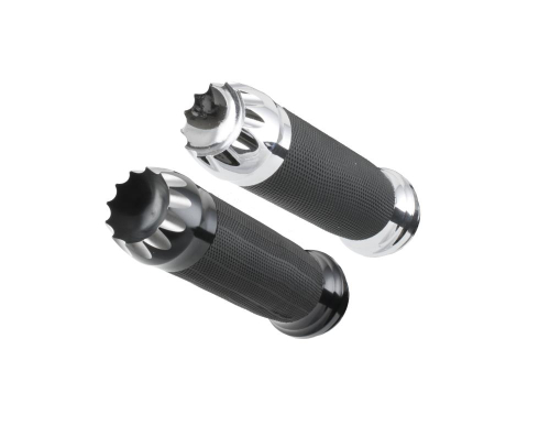 Bagger Nation - Bagger Nation Custom Yafterburner Grips - Black - GYB-FBW-B