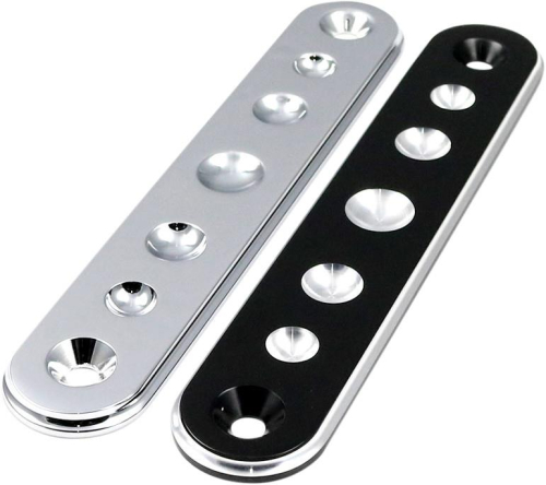Bagger Nation - Bagger Nation Turn Signal Eliminators for Street Glides - Domino - Black - TSE-SG-DOM-B