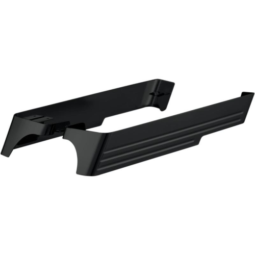 Cyclesmiths - Cyclesmiths Billet 3in. Saddlebag Extentions for Dual Exhaust - Flat Black - 200-SB-14