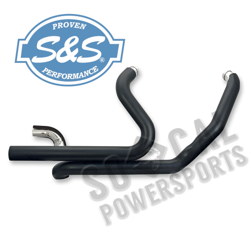 S&S Cycle - S&S Cycle Power Tune Dual Header System - Black Ceramic - 550-0143B