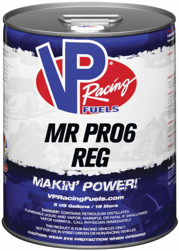 VP Racing Fuels - VP Racing Fuels MR PRO6 Reg Race Fuel - 5gal. - 2332