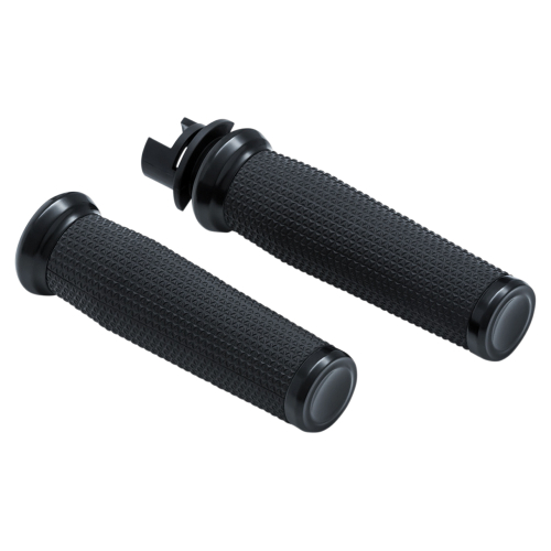 Kuryakyn - Kuryakyn Thresher Grips - Gloss Black - 5949