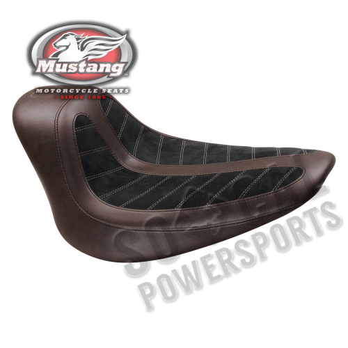 Mustang - Mustang Fred Kodlin Signature Series Solo Seat - Brown/Black - 76277