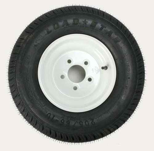 Kenda - Kenda Trailer Tire/Wheel Assembly - 6-Ply Rated/Load Range C - 205/65-10 - 5 Hole Rim - 3H390