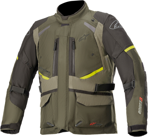 Alpinestars - Alpinestars Andes Drystar V3 Jacket - 3207521-619-2X - Forest Military Green - 2XL