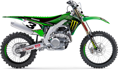 DCOR - DCOR Monster Energy Kawasaki Complete Graphics Kit - 20-20-629