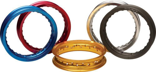 Pro-Wheel - Pro-Wheel Front Rim - 14in. - Black - 144TTRBKR