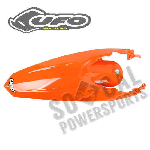 UFO Plastics - UFO Plastics Rear Fender - 98-12 KTM Orange - KT04024-127