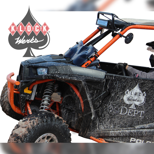 Klock Werks - Klock Werks Flare Windshield Kit - Dark Smoke - KW05-01-0425-DS