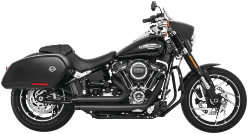 Freedom Performance - Freedom Performance Amendment Exhaust System - Slash-Out - Black - HD00738
