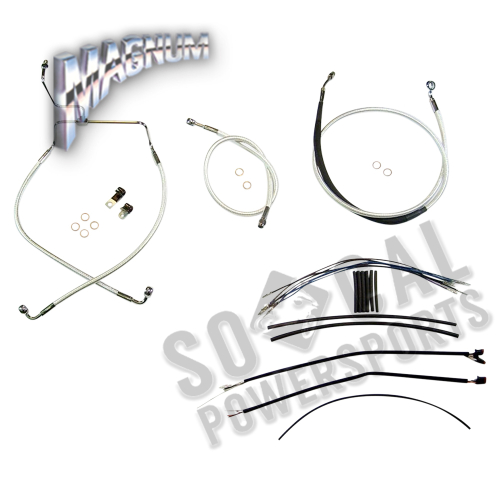 Magnum - Magnum Sterling Chromite II Handlebar Installation Kit for 18-20in. Ape - 387863