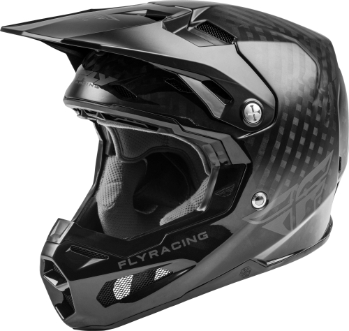 Fly Racing - Fly Racing Formula Origin Youth Helmet - 73-4400-3 - Black Carbon - Large