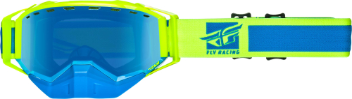 Fly Racing - Fly Racing Zone Snow Goggles - 37-5021 - Hi-Vis/Blue - OSFM