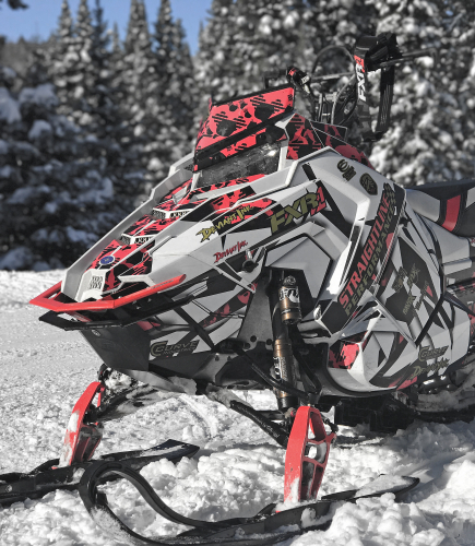 Straightline Performance - Straightline Performance Sport Aluminum Front Bumper - Red - 182-109-Polaris Red