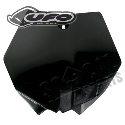 UFO Plastics - UFO Plastics Front Number Plate - Black - KT04008-001