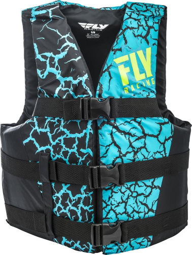 Fly Racing - Fly Racing Nylon Floatation Vest - 112224-500-030-18 - Blue/Black - Sm-Md