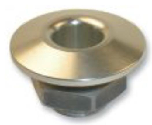 Jetinetics - Jetinetics Billet Aluminum Nose/Bow Eye Fitting - Large - Polished - 5084