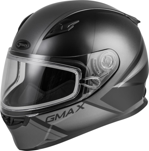 G-Max - G-Max FF49S Hail Helmet - G2495504 - Matte Black/Gray - Small