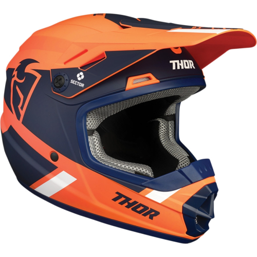 Thor - Thor Sector Mips Split Youth Helmet - 0111-1353 - Orange/Navy - Small